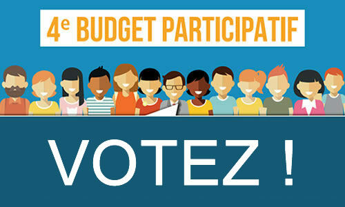 Affiche pour le vote du budget participatif